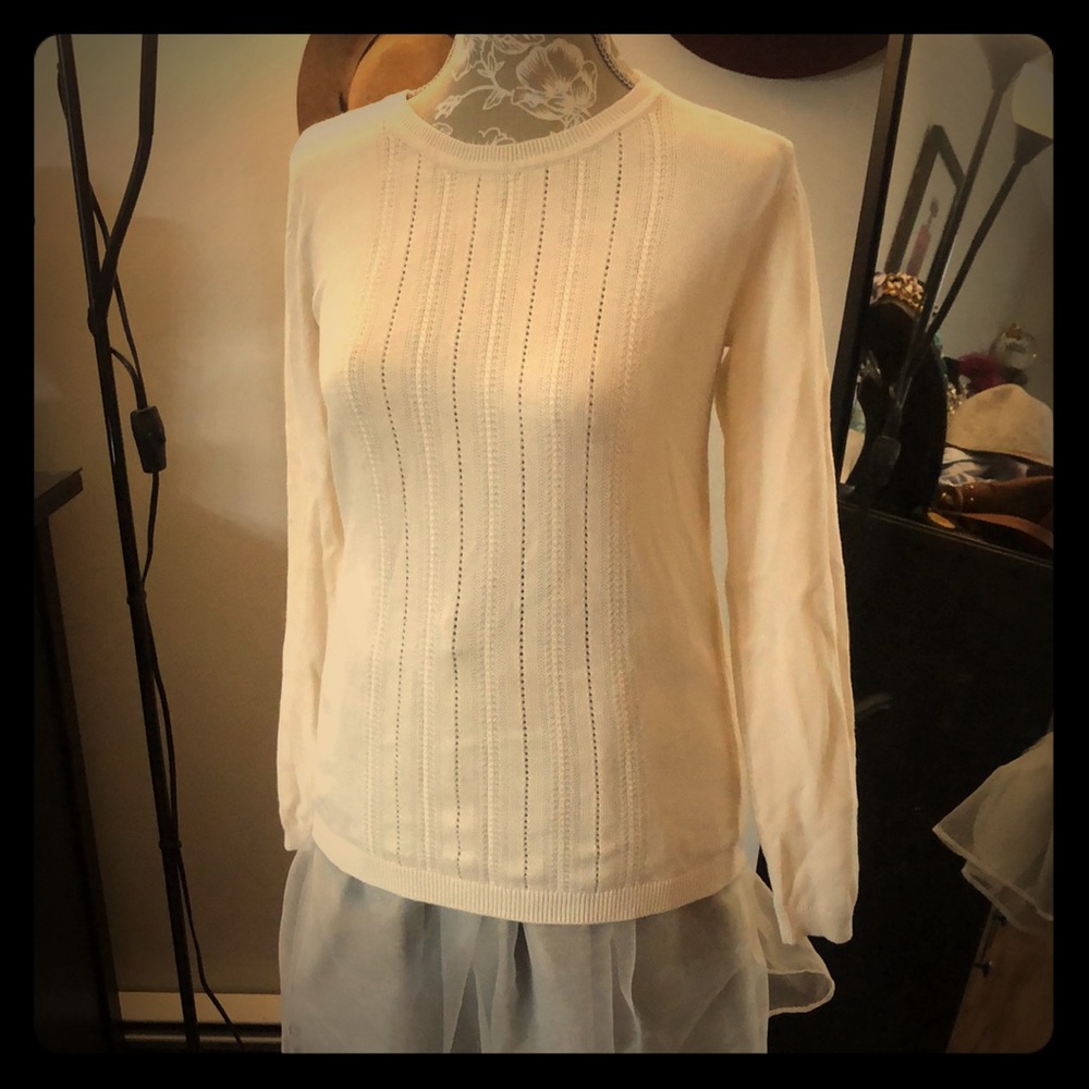 Banana Republic off white sweater